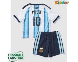 Argentinien Lionel Messi #10 Replik Heimtrikot Kinder WM 2026 Kurzarm (+ Kurze Hosen)